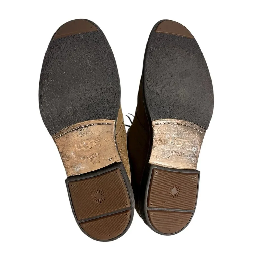 UGG Men’s Dagmann Chukka Boots in Tan Suede Size 12